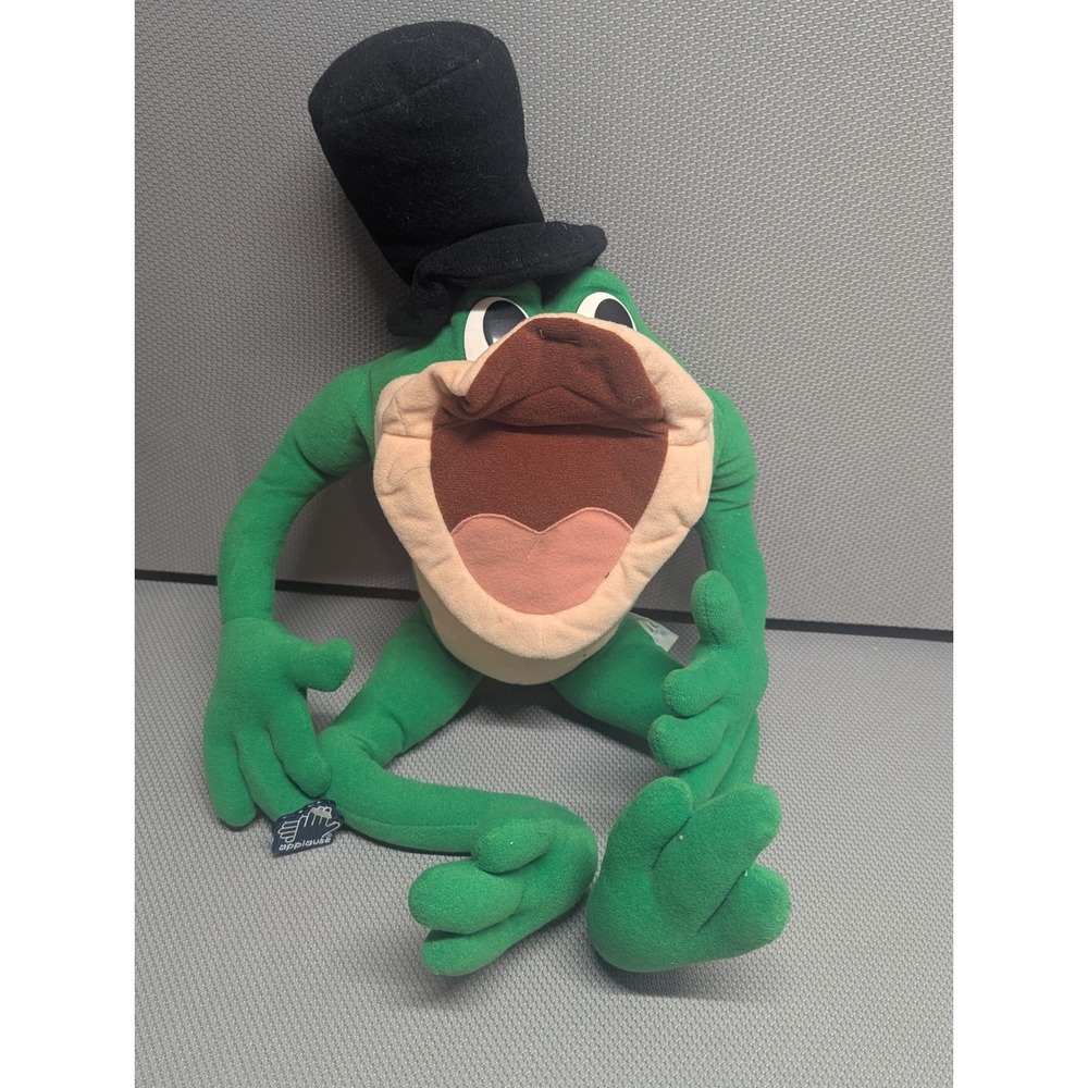 VTG 1994 Michigan J Frog Plush Looney Tunes Warner Bros Applause Tag Collectible